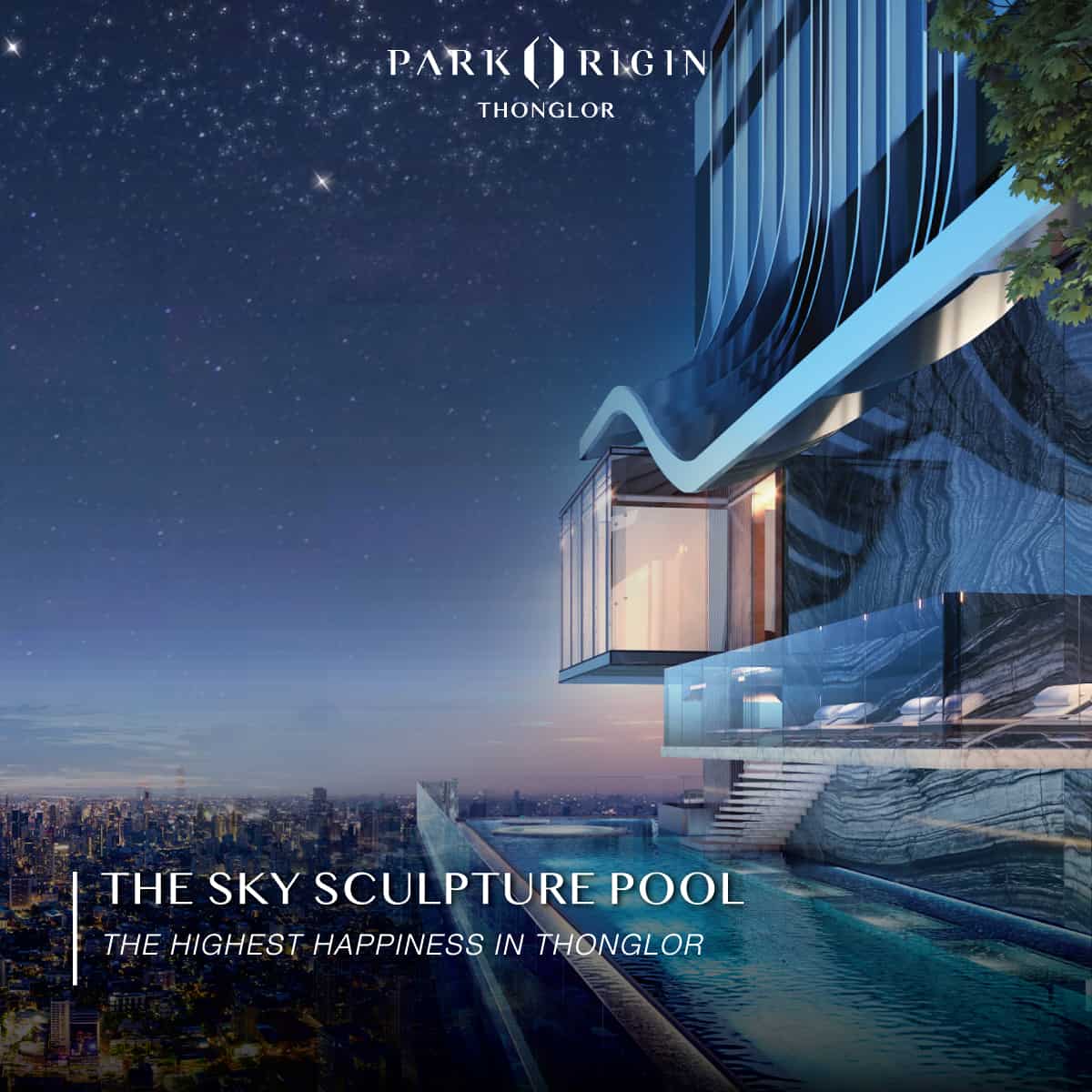 The Sky Facilities - The Sky Sculpture Pool | PARK ORIGIN THONGLOR
